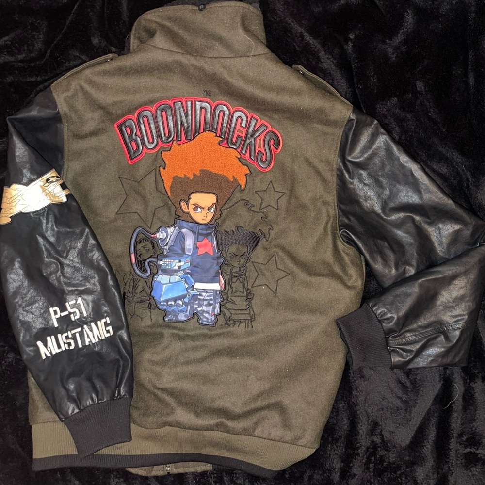 NWT Boondocks wool bomber jacket